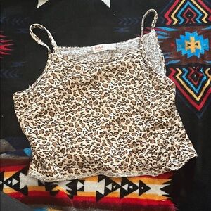 Leopard Print Camisole Top